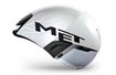 Picture of MET CODATRONCA ROAD HELMET WHITE SILVER | MATT GLOSSY